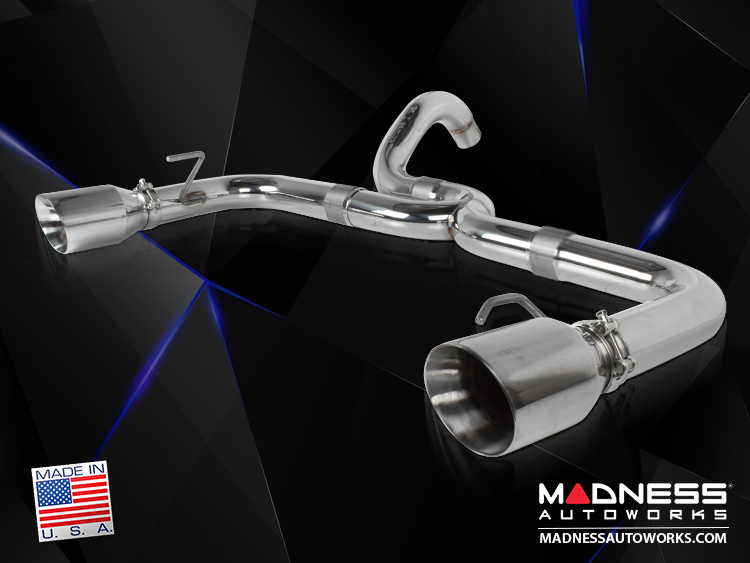 FIAT 500 Performance Exhaust by MADNESS - 1.4L Turbo - Axle Back - Dual